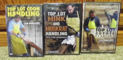 DVD's Coyote, Coon, or Mink/Muskrat Handling